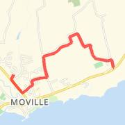 home - St. Finian's - uphill to GAA crosroads and back Run route image