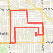 2.4 mile around WB
