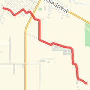 Base of S-Hill Night Run