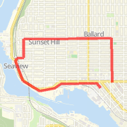 Ballard-3 mile with hills