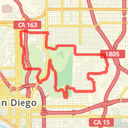 Balboa park perimeter and Juniper hill
