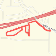 A 2.46 mile Walk in Crestview on Nov 29, 2011 at 07:09 pm