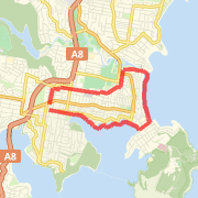 Balgowlah, Manly Lagoon, Manly Beach, North Harbour loop
