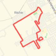 A run mapped on 11/30/2011