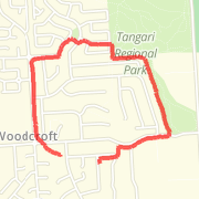 A 2.96 kilometer Run in Woodcroft on Dec 1, 2011 at 06:31 pm