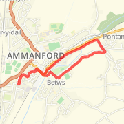 A 2.55 mile Run in Ammanford on Dec 3, 2011 at 12:25 pm