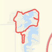 A 3.84 mile Run in Loda on Dec 3, 2011 at 12:01 pm