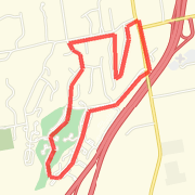 a little less than 4 1/2 mile run