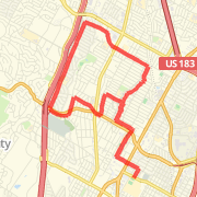 Cassidy's 10 mile route