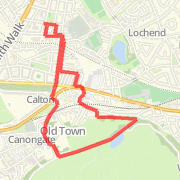Holyrood Park - just under 3 miles
