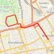 Regents Park easy 3mi