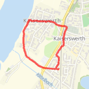 1.23 mi Run in D&uuml;sseldorf on 17 Dec 2011 11:50