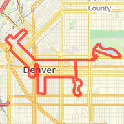 HALF MARATHON ROUTE - ALMOST 12.25 MILES