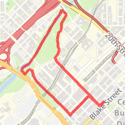 RTD Blake Street 2.14 mile loop