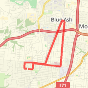 A run mapped on 12/23/2011