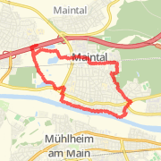 A 10,38 Kilometer Run in Maintal on Dez. 24, 2011 at 08:25 vorm.