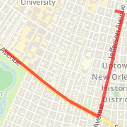 from Octavia Apt. to Audbon Blvd