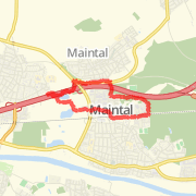 A 6,86 Kilometer Run in Maintal on Dez. 25, 2011 at 08:51 vorm.