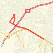 A 7.85 mile Run on Dec 26, 2011 at 04:48 AM