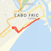 A 4,36 quilômetro Run in Cabo Frio on dez 30, 2011 at 07:31 PM