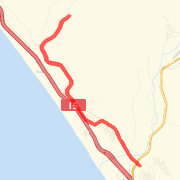 13.52 mi Run in Oceanside on Jan 2, 2012 16:54