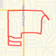 A run mapped on 01/03/2012