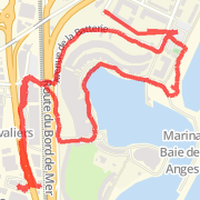 3.11 km Walk in Villeneuve-Loubet on 4 janv. 2012 18:37