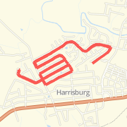 Creekview to Hillcrest &amp; back 7 miler