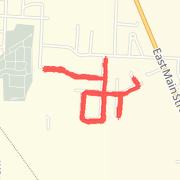 4.03 mi Run in Humboldt on Jan 6, 2012 10:46 AM