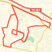 Harrisburg Pike and Rec Loop Long Run