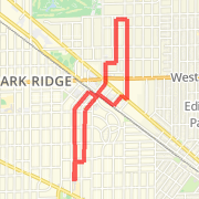 3.5 out and back through CC area