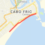 A 9,33 quilômetro Run in Cabo Frio on jan 9, 2012 at 08:11 AM