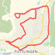 A 9,05 Kilometer Run in Tuttlingen on Jan. 9, 2012 at 09:04 pm