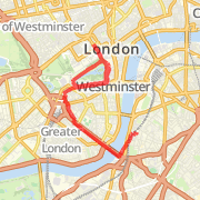 Regent Street to SE1 7HE via St. James Park\Victoria\Vauxhall Bridge