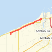 Ashtabula YMCA triathlon bike route