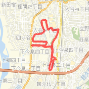 5.65 km Run on 2012/01/17 13:57