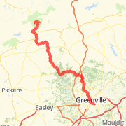 Cleveland Park to Caesars Head Out and Back