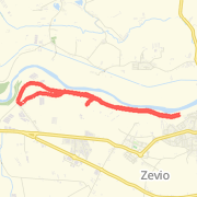 10.31 km Run in Zevio on 21/gen/2012 11:02
