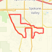14 Mile Valley Loop along Dishman Mica, 8th, and Bowdish