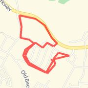 Cobble path + SW Pkwy hill loop