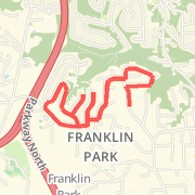 Pittsburgh 4 mile Route (or 8 mile)