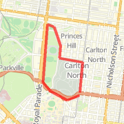 A run mapped on 01/24/2012