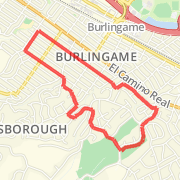 3.86 mi Run in Burlingame on Jan 24, 2012 5:00 PM