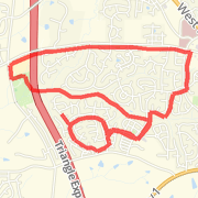 6 mile run - trail all the way to Kelly
