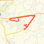 10,57 quilómetro Run on Jan 25, 2012 at 12:40 PM