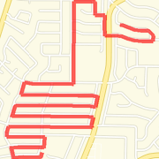 A run mapped on 01/27/2012