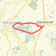 11.11 km Run in Rijkevorsel on 28-jan.-2012 09:53