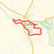 July 30 long run.  Quigly - Spray Lakes Loop x 2