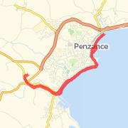 6.04 mi Run in Penzance on 28 Jan 2012 15:46