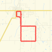 6.72 mi Run in Tuttle on Jan 28, 2012 10:47 AM